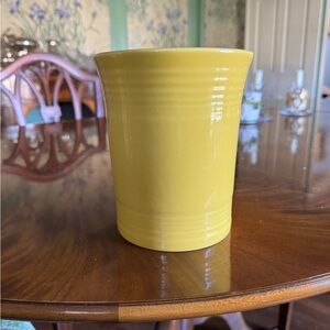 Fiestaware Yellow Ceramic Vase - Classic Fiesta Bright Solid Color